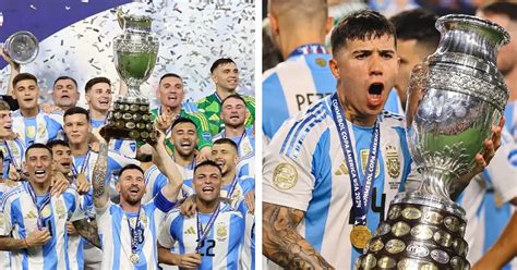 Enzo Fernandez lifts Copa America with Argentina - Football | Tribuna.com