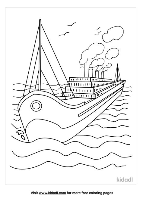 22 Titanic Coloring Pages Free Pdf Printables 52 Off