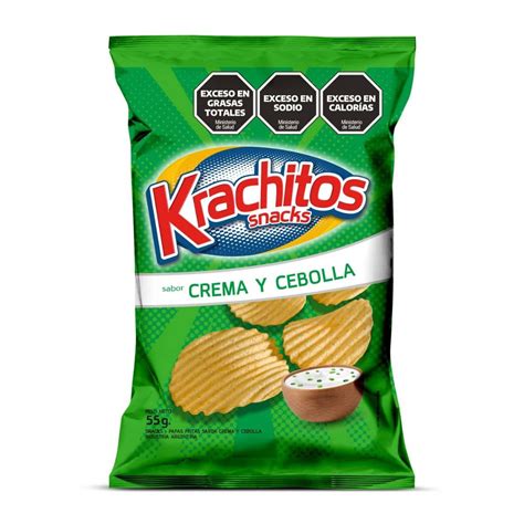 Papas Fritas Krachitos Crema Y Cebolla X Grs Mi Almacen Amigo