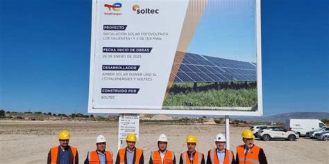 Totalenergies Y Soltec Erigen El Parque Solar De Los Valientes