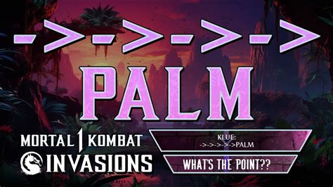 Palm Klue What S The Point Klue Rampart Mortal Kombat Invasions