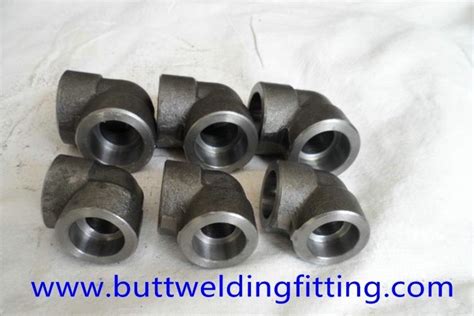 3000 Astm A182 F304 90° Forged Threaded Elbow 34 For Machinery