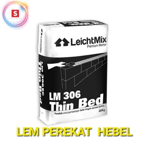 Jual Semen Perekat Bata Ringan Thinbed Lem Hebel Kg Khusus Gojek