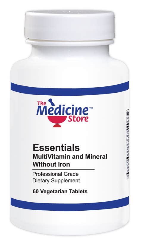 Essentials Multivitamin And Mineral Without Iron The Medicine Store