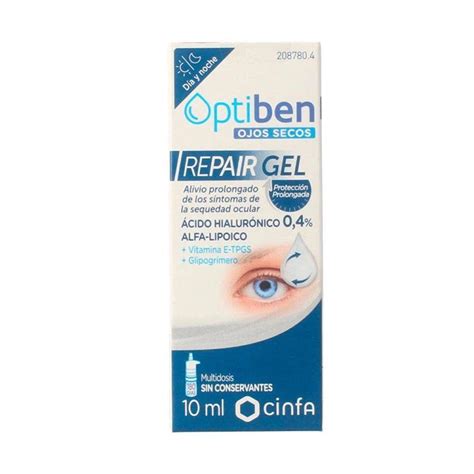 Comprar Optiben Ojos Secos Repair Gel 10 Ml Parafarmacia Online