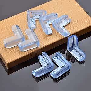 Cantoneira De Silicone Para Mesa - kit Protege Canto De Mesa Kit 12 Peças Cantoneira Batente De Silicone ...