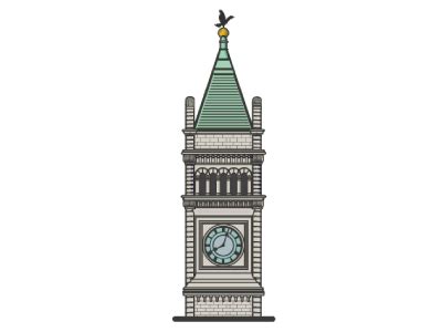 Lowell City Hall Clock-Tower by Derek Kunze on Dribbble