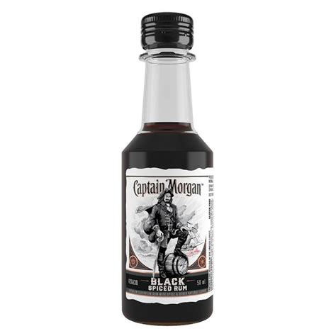 Captain Morgan Black Spiced Rum 50 Ml Instacart