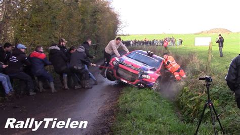 Rally 6 Uren Van Kortrijk 2023 7 Rally Cars Stuck In Ditch Power Of