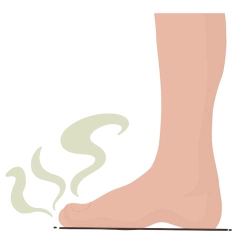 Premium Vector Vector Of Stinky Foot Smell Not Good Foot Body Odor