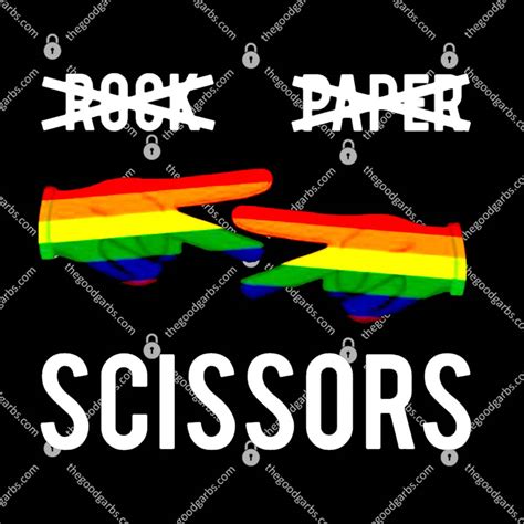 Gay Pride Rock Paper Scissors Shirt