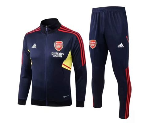 Arsenal FC Navy Training Presentation Football Tracksuit 2022 23