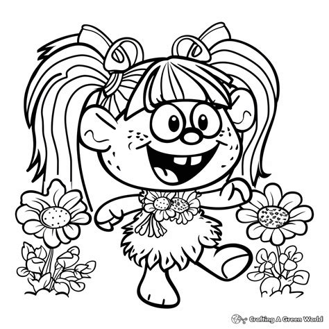 Poppy Trolls Coloring Pages Free And Printable