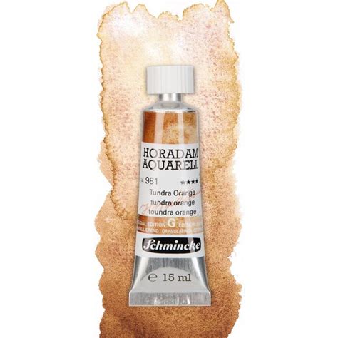 Schmincke Horadam Aquarell Tundra Orange 15 Ml Supergranulierend 14 981 006