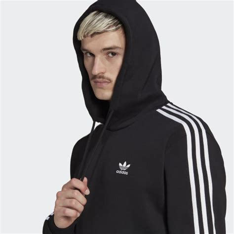 Adidas Adicolor Classics 3 Stripes Hoodie Black Mens Lifestyle Adidas Us