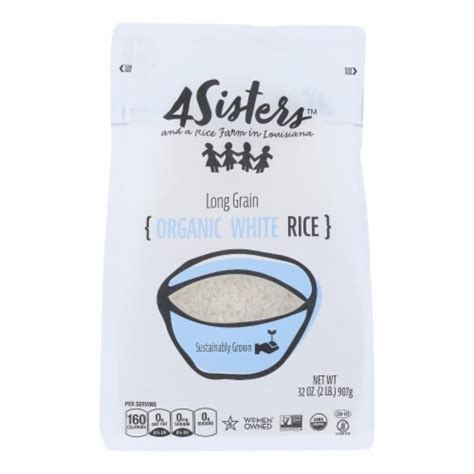 4 Sisters Rice Og2 White Long Grain Cs Of 6 2 Lb Case Of 6 2 Lb Each Kroger