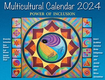 Diversity Calendar For Una Edmunds