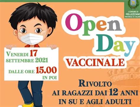 Covid Open Day Vaccinale A Pellezzano Il 17 Settembre Con Accesso Libero