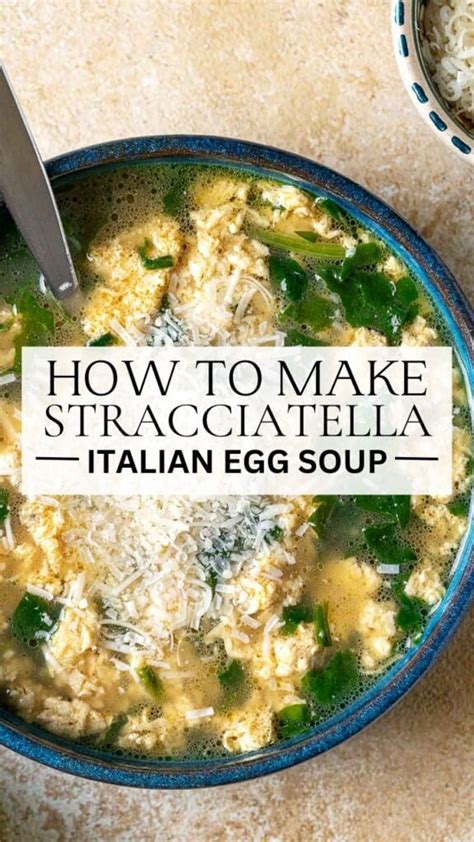 Stracciatella Soup - The Mediterranean Dish