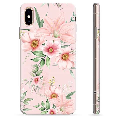 Iphone Xs Max Tpu Case Watercolor Flowers