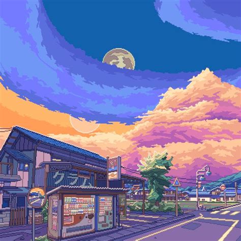 Gutty Kreum Pixel Artist Pixel Art Landscape Cool Pixel Art Pixel