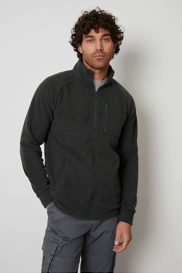 Buy Threadbare Grey Zip Up Microfleece Jacket From The Next Uk Online Shop