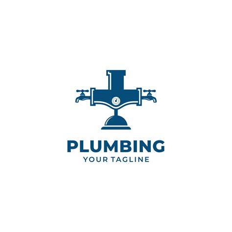 Plumbing Service Logo Design Vector Template 8210310 Vector Art at Vecteezy