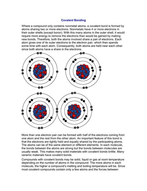 Covalent Bonding