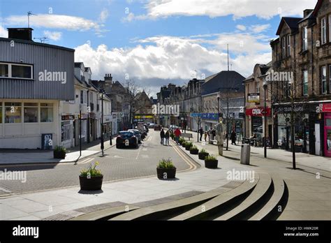 alloa town centre  clackmannanshire scotland uk stock photo alamy