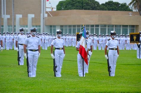 Ceremonia De Clausura Del Curso De Adiestramiento Básico Naval 2021 De La Heroica Escuela Naval