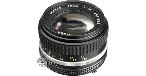 Used Nikon NIKKOR 50mm f/1.4 Lens 1433 B&H Photo Video