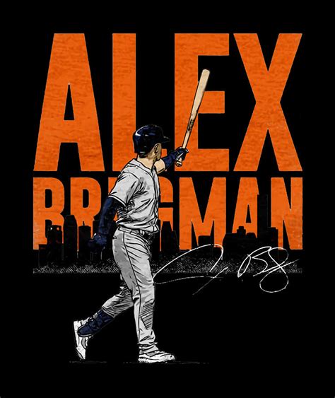 Alex Bregman Bold City Digital Art By Kelvin Kent Fine Art America