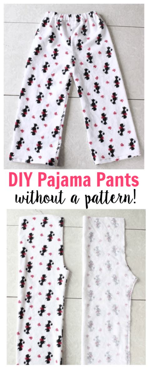 Sewing Your Own Pajama Pants Is Easier Without A Pattern For A Perfect