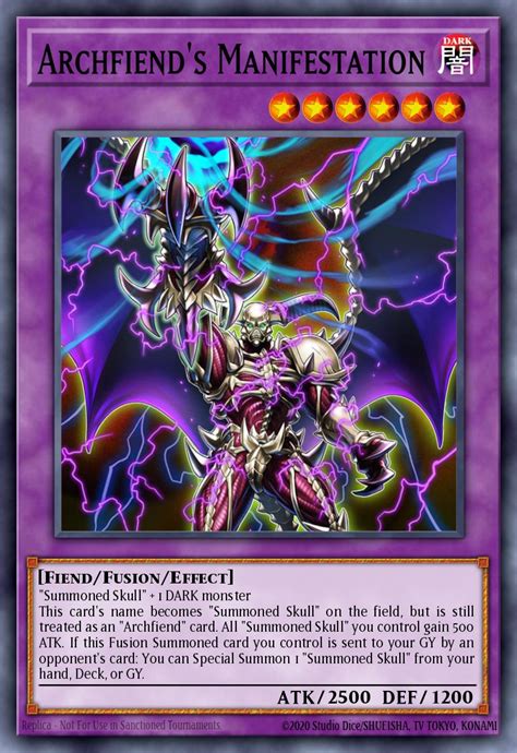 Archfiend S Manifestation Yu Gi Oh Card Database YGOPRODeck