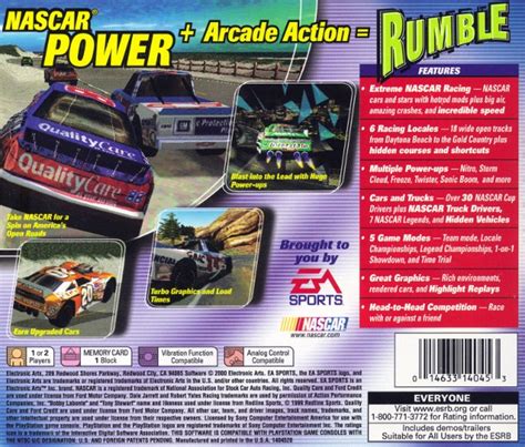 Nascar Rumble Boxarts For Sony Playstation The Video Games Museum