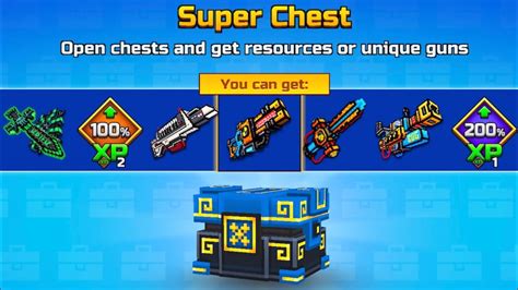 New Rigged Brawl Super Chest Opening Pixel Gun D Youtube