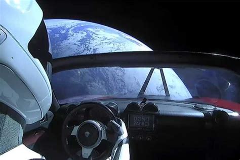 How Is Tesla Car In Space