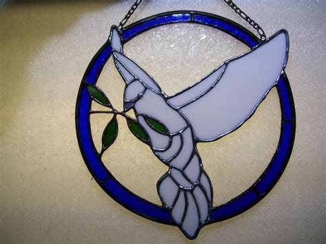 Stained Glass Dove Of Peace Sun Catcher Etsy