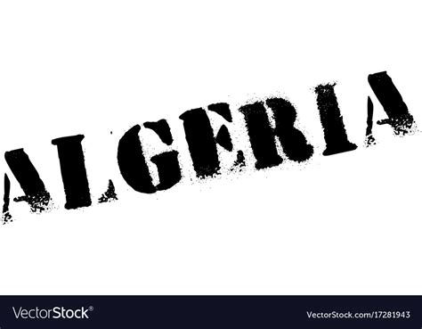 Algeria Rubber Stamp Royalty Free Vector Image