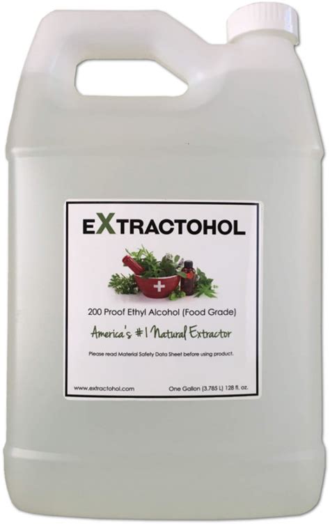 1Gal 200 Proof Food Grade Ethyl Alcohol Extractohol