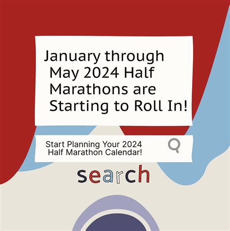 Start Planning Your 2024 Half Marathon Calendar!