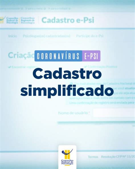 Crp Rn Cfp Simplifica Cadastro De Profissionais Na Plataforma E Psi