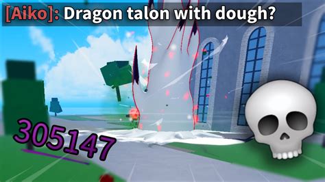 Dough Awakened Dragon Talon Cdk Op Blox Fruits Combo Youtube