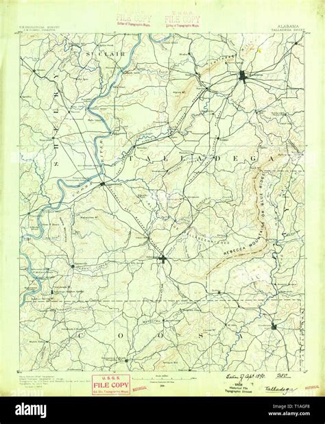 Talladega alabama map hi-res stock photography and images - Alamy