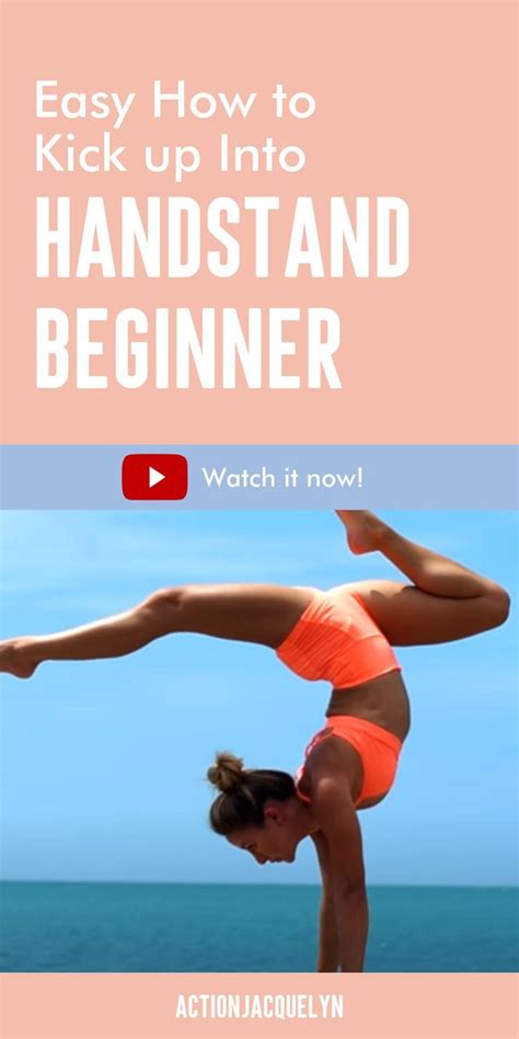 Easy How To Kick Up Into Handstand Beginner YOGA Handstands Action