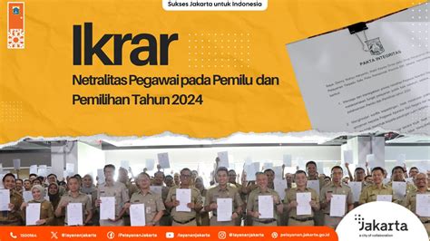 Pembacaan Ikrar Netralitas Pegawai ASN Dan Penandatanganan Pakta