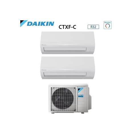 Climatizzatore Condizionatore Daikin Dual Split Inverter Serie Sensira