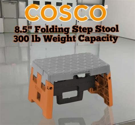 Cosco One Step Folding Step Stool 300 Lb 8