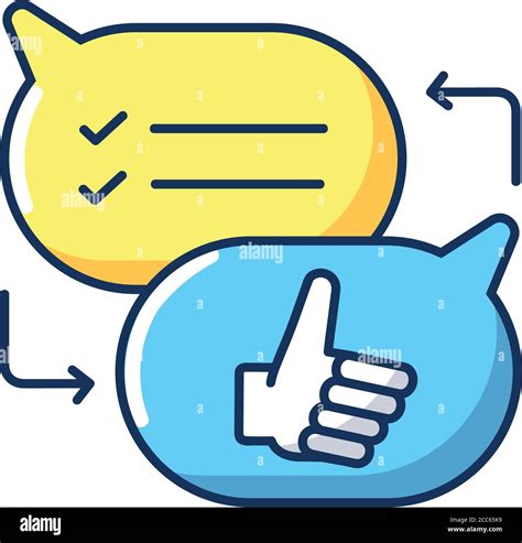 Criticism Rgb Color Icon Stock Vector Image And Art Alamy