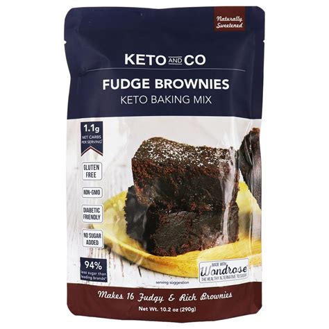 Keto And Co Fudge Brownie Mix Walmart Walmart